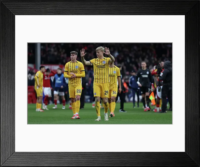 Framed Print : Nottingham Forest v Brighton and Hove Albion Premier League 01FEB25 Framed Print : Nottingham Forest v Brighton and Hove Albion Premier League 01FEB25