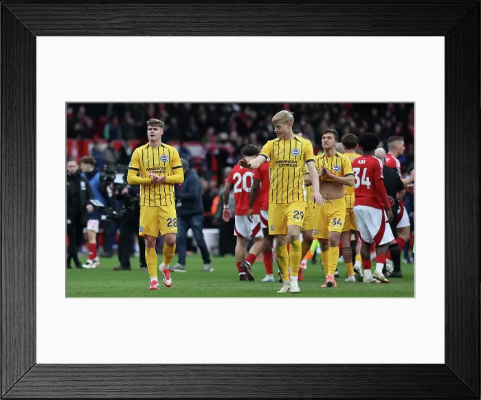 Framed Print : Nottingham Forest v Brighton and Hove Albion Premier League 01FEB25 Framed Print : Nottingham Forest v Brighton and Hove Albion Premier League 01FEB25