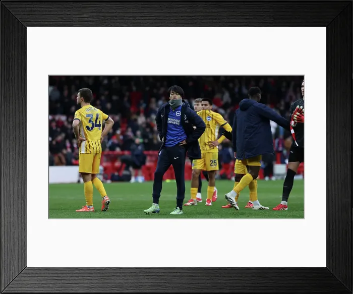 Framed Print : Nottingham Forest v Brighton and Hove Albion Premier League 01FEB25 Framed Print : Nottingham Forest v Brighton and Hove Albion Premier League 01FEB25