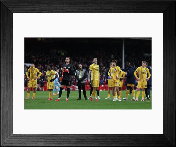 Framed Print : Nottingham Forest v Brighton and Hove Albion Premier League 01FEB25 Framed Print : Nottingham Forest v Brighton and Hove Albion Premier League 01FEB25