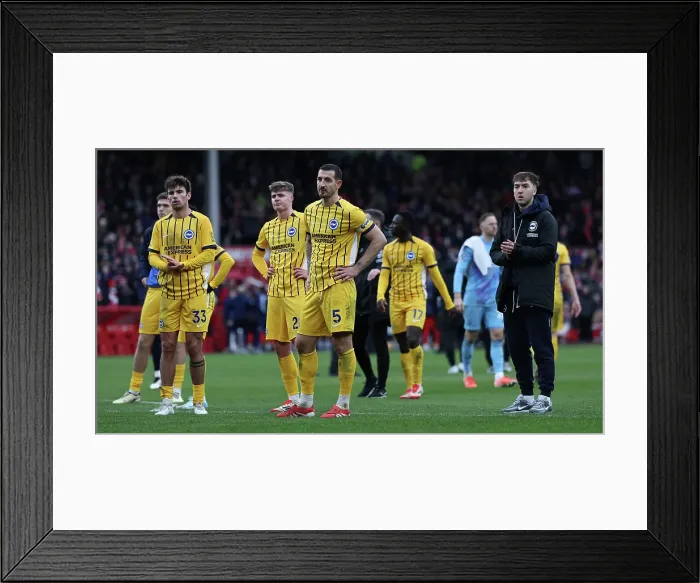 Framed Print : Nottingham Forest v Brighton and Hove Albion Premier League 01FEB25 Framed Print : Nottingham Forest v Brighton and Hove Albion Premier League 01FEB25