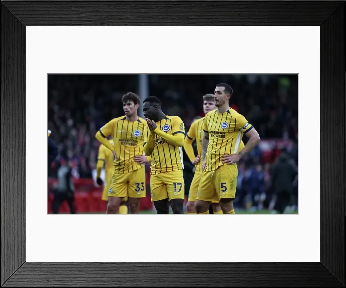 Framed Print : Nottingham Forest v Brighton and Hove Albion Premier League 01FEB25 Framed Print : Nottingham Forest v Brighton and Hove Albion Premier League 01FEB25