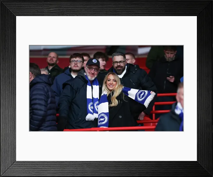 Framed Print : Nottingham Forest v Brighton and Hove Albion Premier League 01FEB25 Framed Print : Nottingham Forest v Brighton and Hove Albion Premier League 01FEB25