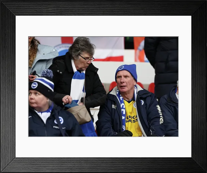 Framed Print : Nottingham Forest v Brighton and Hove Albion Premier League 01FEB25