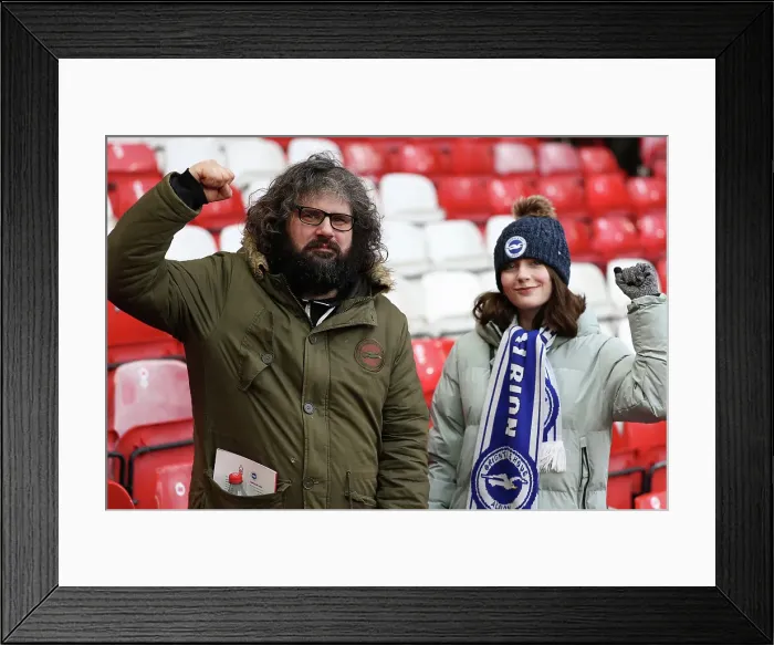 Framed Print : Nottingham Forest v Brighton and Hove Albion Premier League 01FEB25 Framed Print : Nottingham Forest v Brighton and Hove Albion Premier League 01FEB25