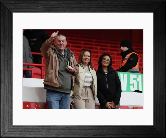 Framed Print : Nottingham Forest v Brighton and Hove Albion Premier League 01FEB25
