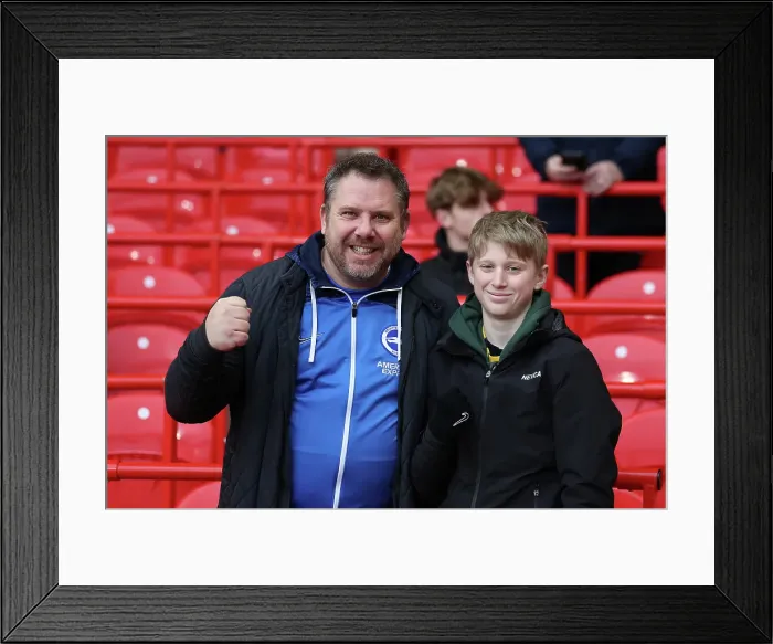 Framed Print : Nottingham Forest v Brighton and Hove Albion Premier League 01FEB25 Framed Print : Nottingham Forest v Brighton and Hove Albion Premier League 01FEB25