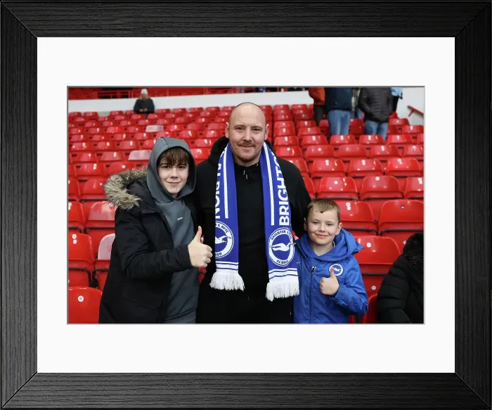 Framed Print : Nottingham Forest v Brighton and Hove Albion Premier League 01FEB25 Framed Print : Nottingham Forest v Brighton and Hove Albion Premier League 01FEB25