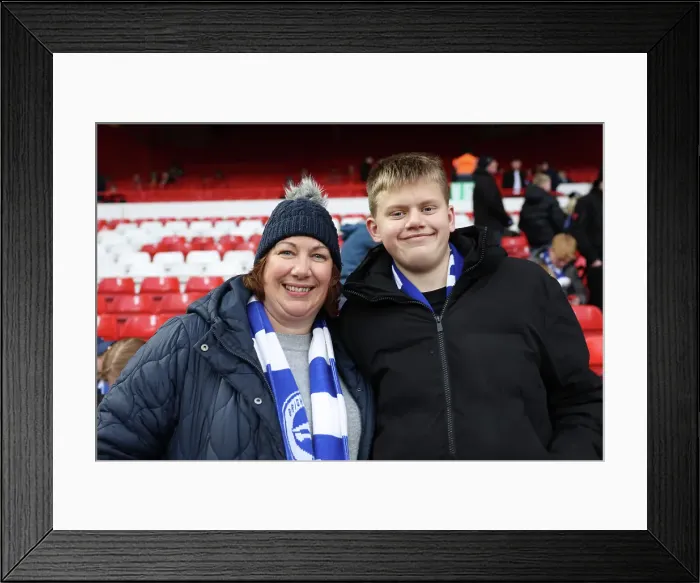 Framed Print : Nottingham Forest v Brighton and Hove Albion Premier League 01FEB25 Framed Print : Nottingham Forest v Brighton and Hove Albion Premier League 01FEB25