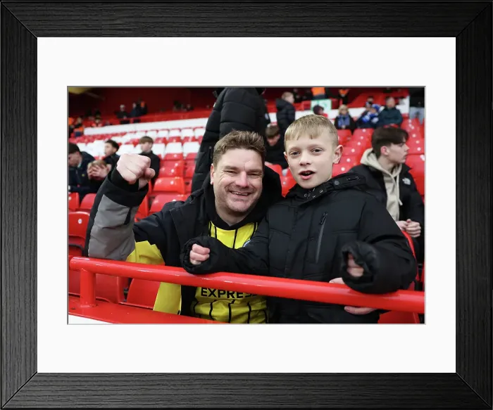 Framed Print : Nottingham Forest v Brighton and Hove Albion Premier League 01FEB25 Framed Print : Nottingham Forest v Brighton and Hove Albion Premier League 01FEB25