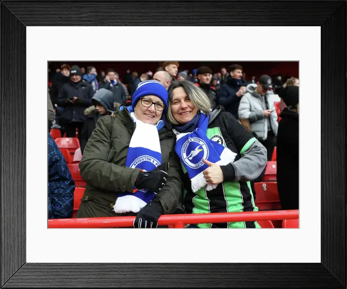 Framed Print : Nottingham Forest v Brighton and Hove Albion Premier League 01FEB25 Framed Print : Nottingham Forest v Brighton and Hove Albion Premier League 01FEB25