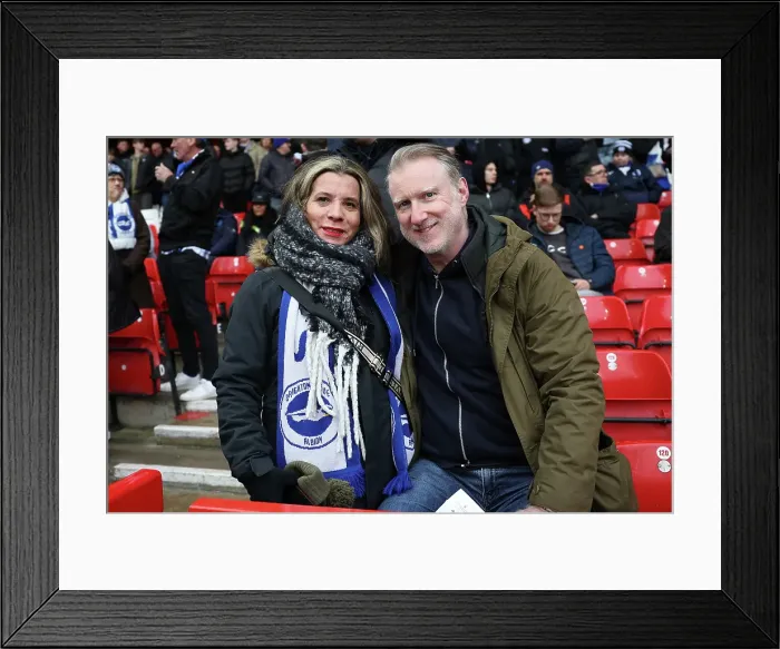 Framed Print : Nottingham Forest v Brighton and Hove Albion Premier League 01FEB25