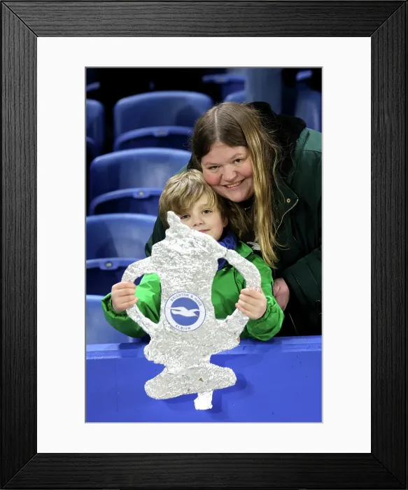 Framed Print : Brighton and Hove Albion v Chelsea FA Cup 5th Round 05FEB25 Framed Print : Brighton and Hove Albion v Chelsea FA Cup 5th Round 05FEB25