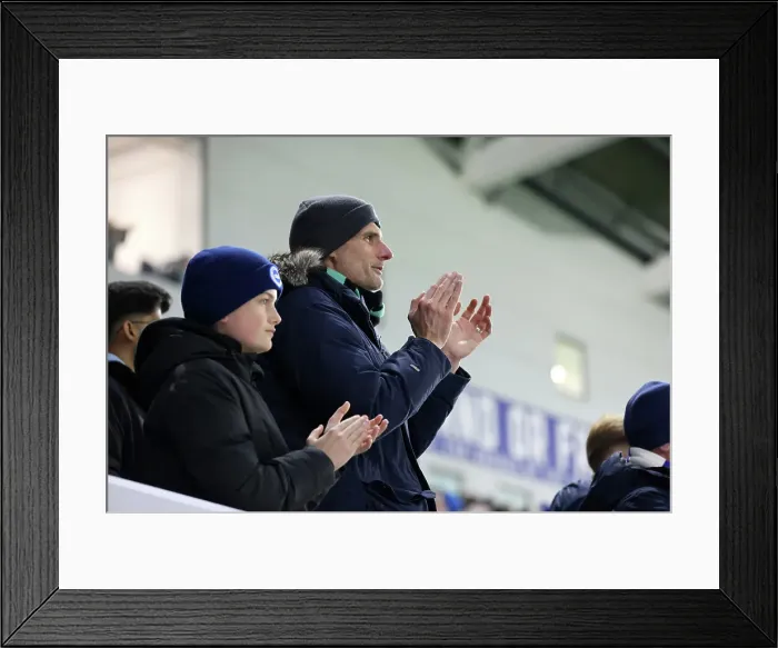 Framed Print : Brighton and Hove Albion v Chelsea FA Cup 5th Round 05FEB25 Framed Print : Brighton and Hove Albion v Chelsea FA Cup 5th Round 05FEB25