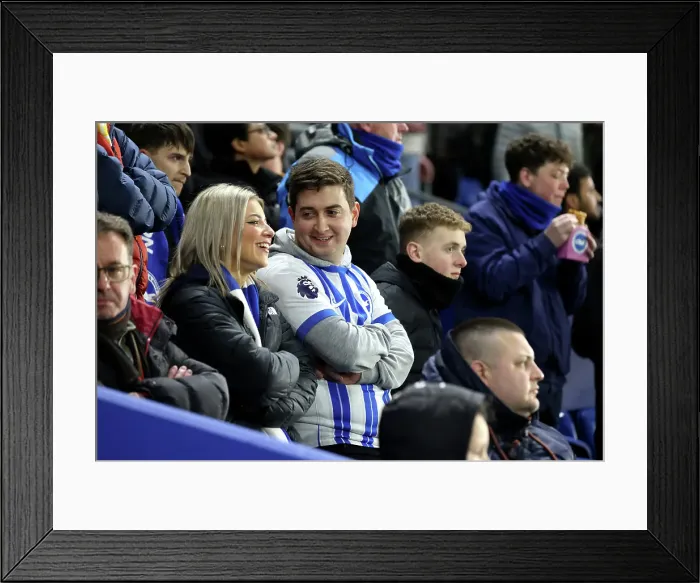 Framed Print : Brighton and Hove Albion v Chelsea FA Cup 5th Round 05FEB25 Framed Print : Brighton and Hove Albion v Chelsea FA Cup 5th Round 05FEB25