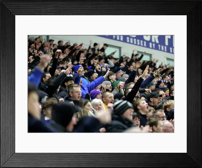 Framed Print : Brighton and Hove Albion v Chelsea FA Cup 5th Round 05FEB25 Framed Print : Brighton and Hove Albion v Chelsea FA Cup 5th Round 05FEB25