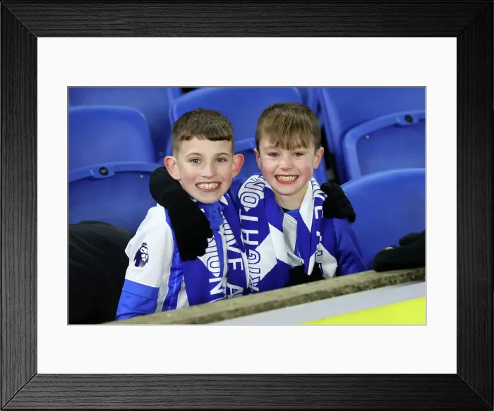 Framed Print : Brighton and Hove Albion v Chelsea FA Cup 5th Round 05FEB25 Framed Print : Brighton and Hove Albion v Chelsea FA Cup 5th Round 05FEB25