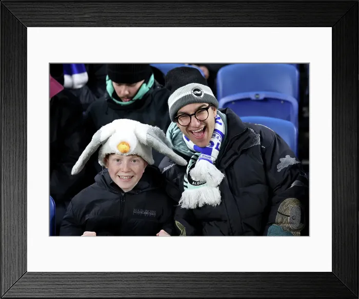 Framed Print : Brighton and Hove Albion v Chelsea FA Cup 5th Round 05FEB25 Framed Print : Brighton and Hove Albion v Chelsea FA Cup 5th Round 05FEB25