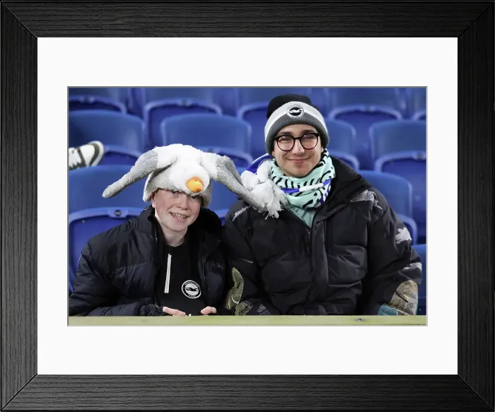 Framed Print : Brighton and Hove Albion v Chelsea FA Cup 5th Round 05FEB25 Framed Print : Brighton and Hove Albion v Chelsea FA Cup 5th Round 05FEB25