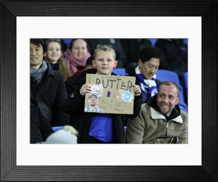 Framed Print : Brighton and Hove Albion v Chelsea FA Cup 5th Round 05FEB25 Framed Print : Brighton and Hove Albion v Chelsea FA Cup 5th Round 05FEB25