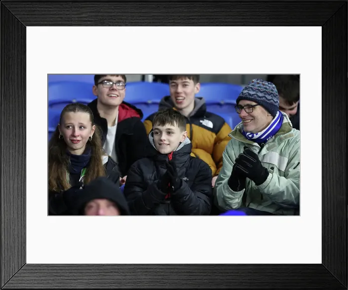 Framed Print : Brighton and Hove Albion v Chelsea FA Cup 5th Round 05FEB25 Framed Print : Brighton and Hove Albion v Chelsea FA Cup 5th Round 05FEB25