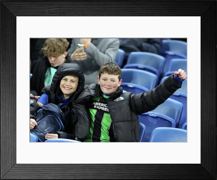 Framed Print : Brighton and Hove Albion v Chelsea FA Cup 5th Round 05FEB25 Framed Print : Brighton and Hove Albion v Chelsea FA Cup 5th Round 05FEB25