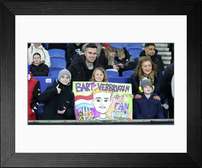 Framed Print : Brighton and Hove Albion v Chelsea FA Cup 5th Round 05FEB25 Framed Print : Brighton and Hove Albion v Chelsea FA Cup 5th Round 05FEB25