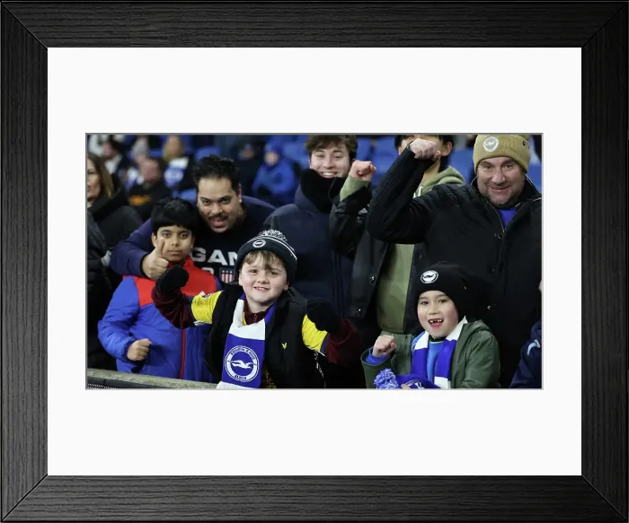 Framed Print : Brighton and Hove Albion v Chelsea FA Cup 5th Round 05FEB25 Framed Print : Brighton and Hove Albion v Chelsea FA Cup 5th Round 05FEB25