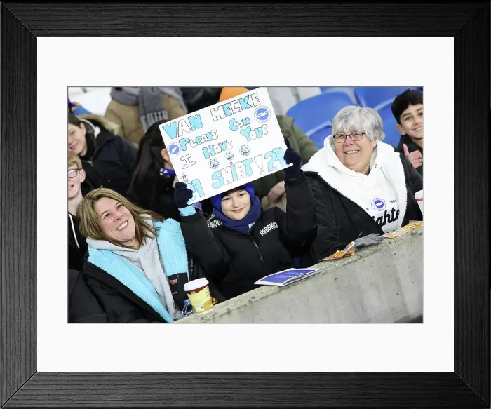 Framed Print : Brighton and Hove Albion v Chelsea FA Cup 5th Round 05FEB25 Framed Print : Brighton and Hove Albion v Chelsea FA Cup 5th Round 05FEB25