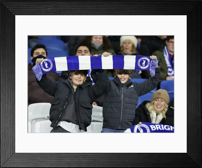 Framed Print : Brighton and Hove Albion v Chelsea FA Cup 5th Round 05FEB25 Framed Print : Brighton and Hove Albion v Chelsea FA Cup 5th Round 05FEB25