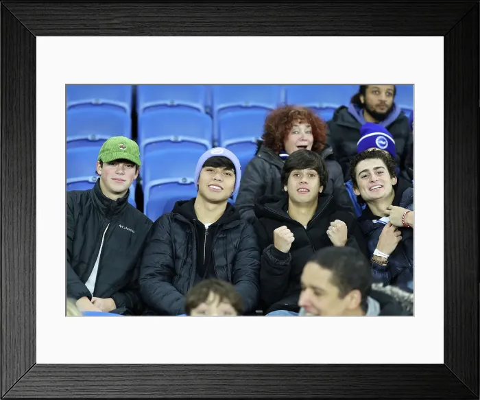 Framed Print : Brighton and Hove Albion v Chelsea FA Cup 5th Round 05FEB25