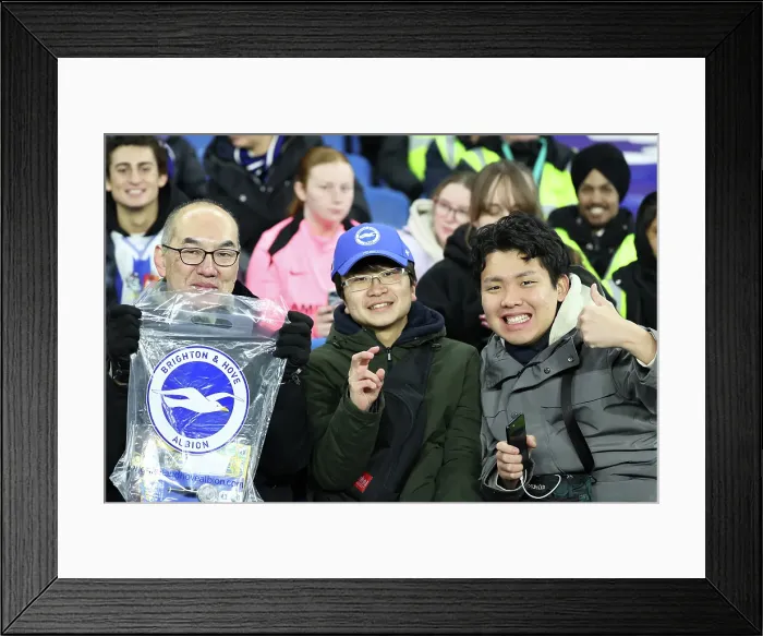 Framed Print : Brighton and Hove Albion v Chelsea FA Cup 5th Round 05FEB25 Framed Print : Brighton and Hove Albion v Chelsea FA Cup 5th Round 05FEB25