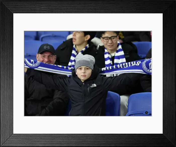 Framed Print : Brighton and Hove Albion v Chelsea FA Cup 5th Round 05FEB25