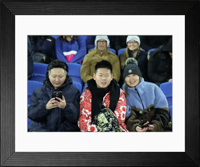Framed Print : Brighton and Hove Albion v Chelsea FA Cup 5th Round 05FEB25