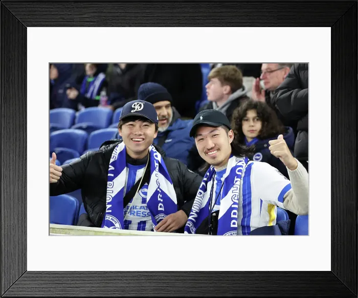Framed Print : Brighton and Hove Albion v Chelsea FA Cup 5th Round 05FEB25 Framed Print : Brighton and Hove Albion v Chelsea FA Cup 5th Round 05FEB25