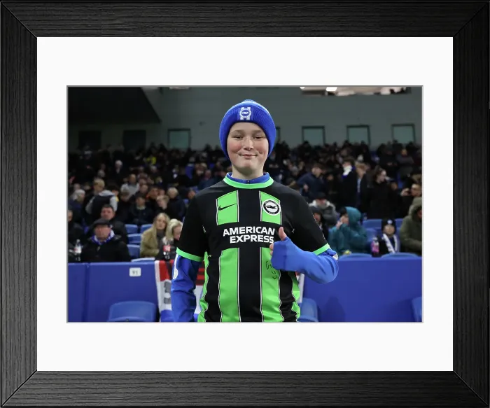 Framed Print : Brighton and Hove Albion v Chelsea FA Cup 5th Round 05FEB25