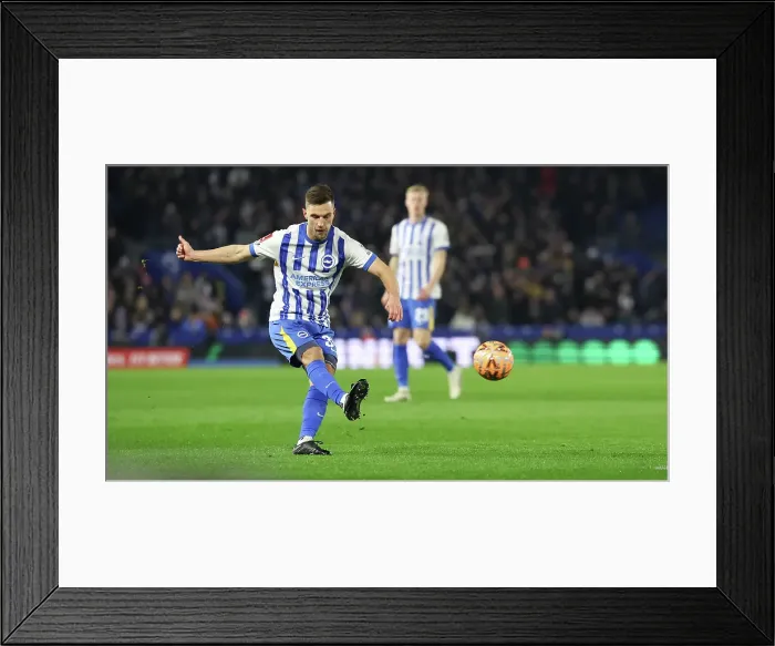 Framed Print : Brighton and Hove Albion v Chelsea FA Cup 5th Round 05FEB25 Framed Print : Brighton and Hove Albion v Chelsea FA Cup 5th Round 05FEB25