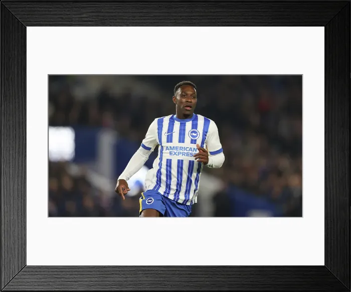 Framed Print : Brighton and Hove Albion v Chelsea FA Cup 5th Round 05FEB25 Framed Print : Brighton and Hove Albion v Chelsea FA Cup 5th Round 05FEB25
