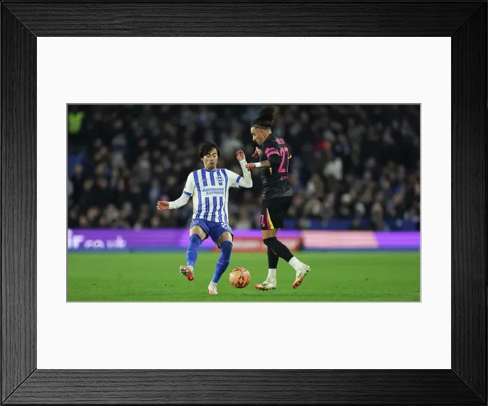 Framed Print : Brighton and Hove Albion v Chelsea FA Cup 5th Round 05FEB25 Framed Print : Brighton and Hove Albion v Chelsea FA Cup 5th Round 05FEB25