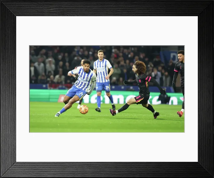 Framed Print : Brighton and Hove Albion v Chelsea FA Cup 5th Round 05FEB25 Framed Print : Brighton and Hove Albion v Chelsea FA Cup 5th Round 05FEB25