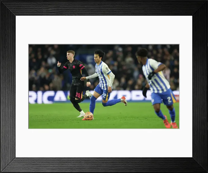 Framed Print : Brighton and Hove Albion v Chelsea FA Cup 5th Round 05FEB25 Framed Print : Brighton and Hove Albion v Chelsea FA Cup 5th Round 05FEB25