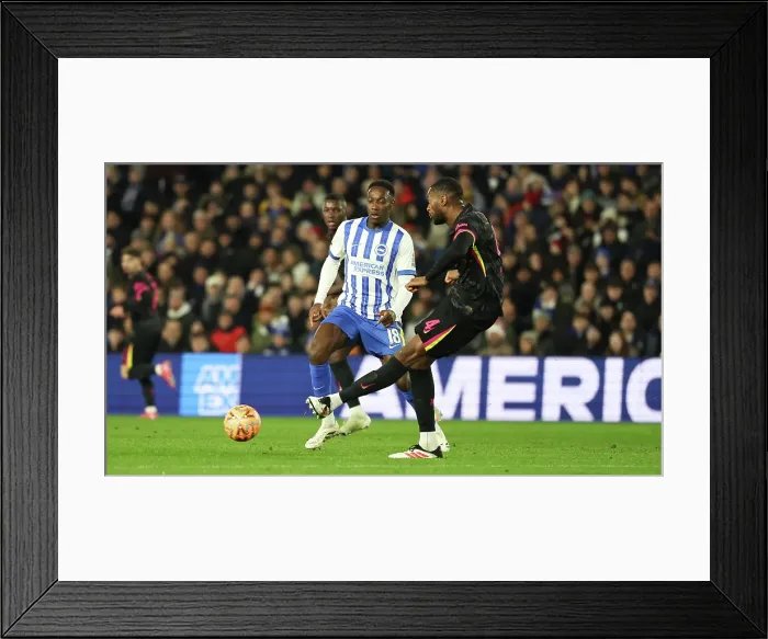 Framed Print : Brighton and Hove Albion v Chelsea FA Cup 5th Round 05FEB25 Framed Print : Brighton and Hove Albion v Chelsea FA Cup 5th Round 05FEB25