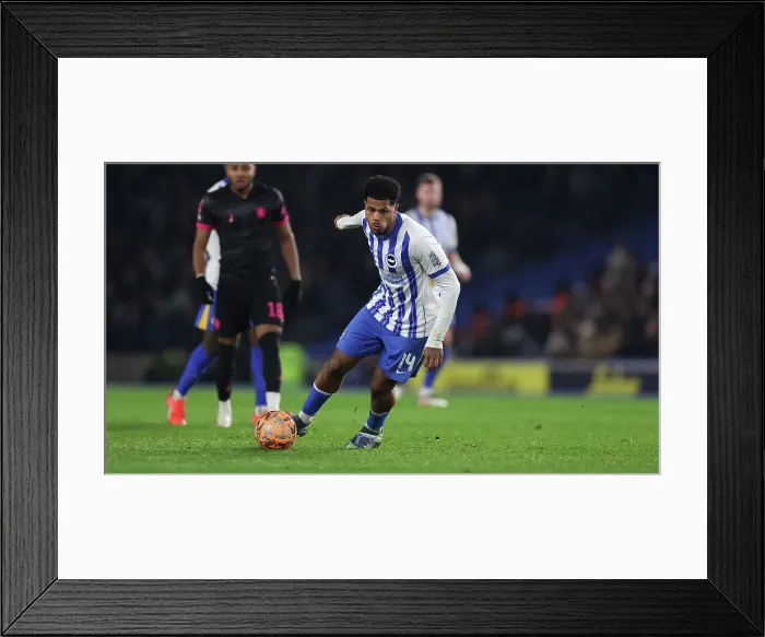 Framed Print : Brighton and Hove Albion v Chelsea FA Cup 5th Round 05FEB25 Framed Print : Brighton and Hove Albion v Chelsea FA Cup 5th Round 05FEB25