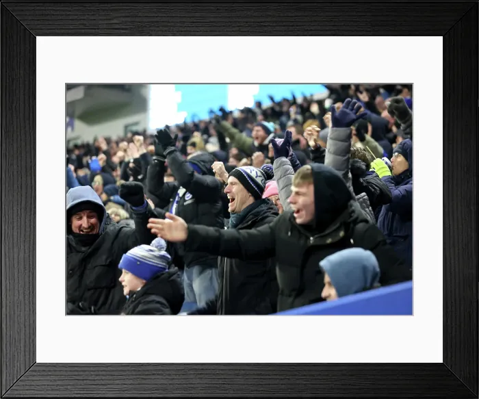Framed Print : Brighton and Hove Albion v Chelsea Premier League 14FEB25 Framed Print : Brighton and Hove Albion v Chelsea Premier League 14FEB25