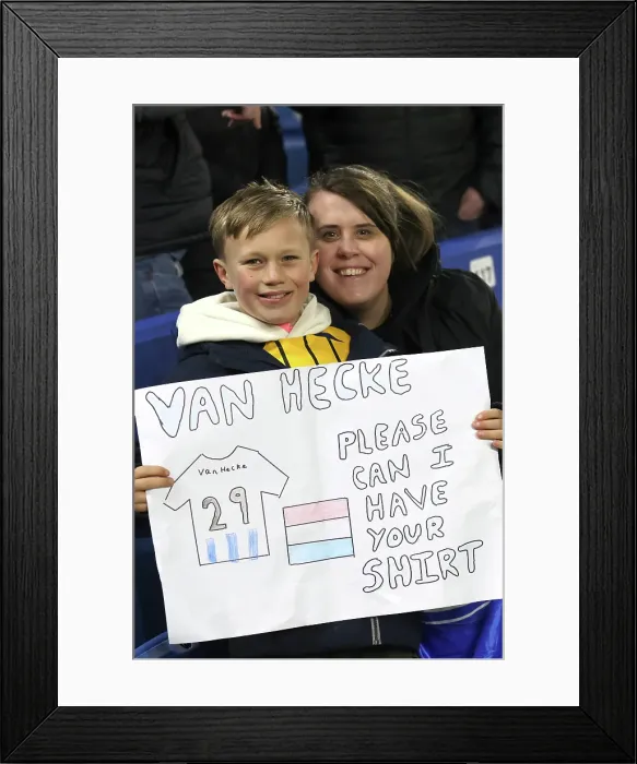 Framed Print : Brighton and Hove Albion v Chelsea Premier League 14FEB25 Framed Print : Brighton and Hove Albion v Chelsea Premier League 14FEB25