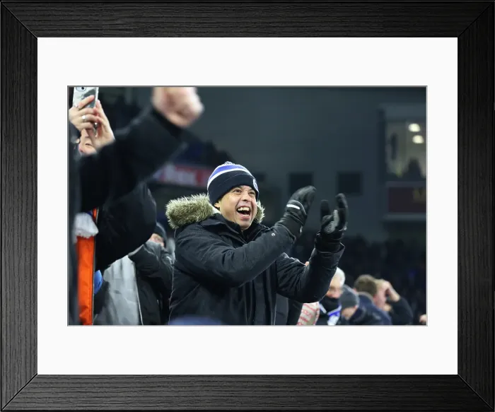 Framed Print : Brighton and Hove Albion v Chelsea Premier League 14FEB25 Framed Print : Brighton and Hove Albion v Chelsea Premier League 14FEB25