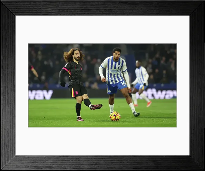 Framed Print : Brighton and Hove Albion v Chelsea Premier League 14FEB25 Framed Print : Brighton and Hove Albion v Chelsea Premier League 14FEB25