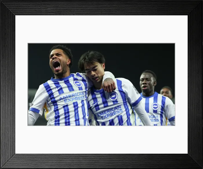 Framed Print : Brighton and Hove Albion v Chelsea Premier League 14FEB25 Framed Print : Brighton and Hove Albion v Chelsea Premier League 14FEB25