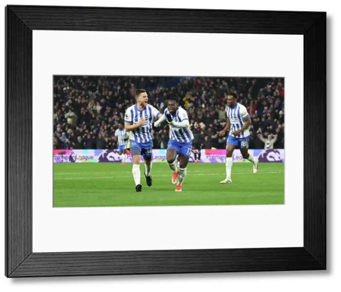 Framed Print : Brighton and Hove Albion v Chelsea Premier League 14FEB25 Framed Print : Brighton and Hove Albion v Chelsea Premier League 14FEB25