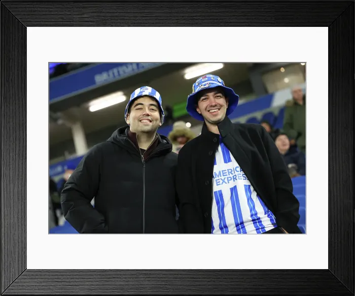 Framed Print : Brighton and Hove Albion v Chelsea Premier League 14FEB25 Framed Print : Brighton and Hove Albion v Chelsea Premier League 14FEB25